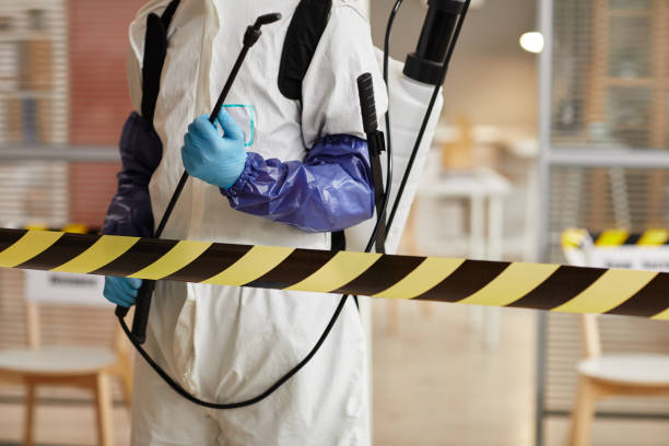 Professional Biohazard Cleanup technician working in Nicholson, GA